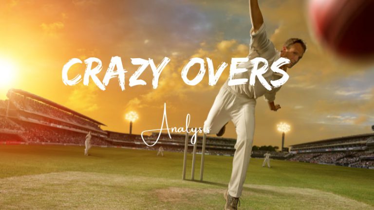 Analysis of awesome crazy overs in Cricket!